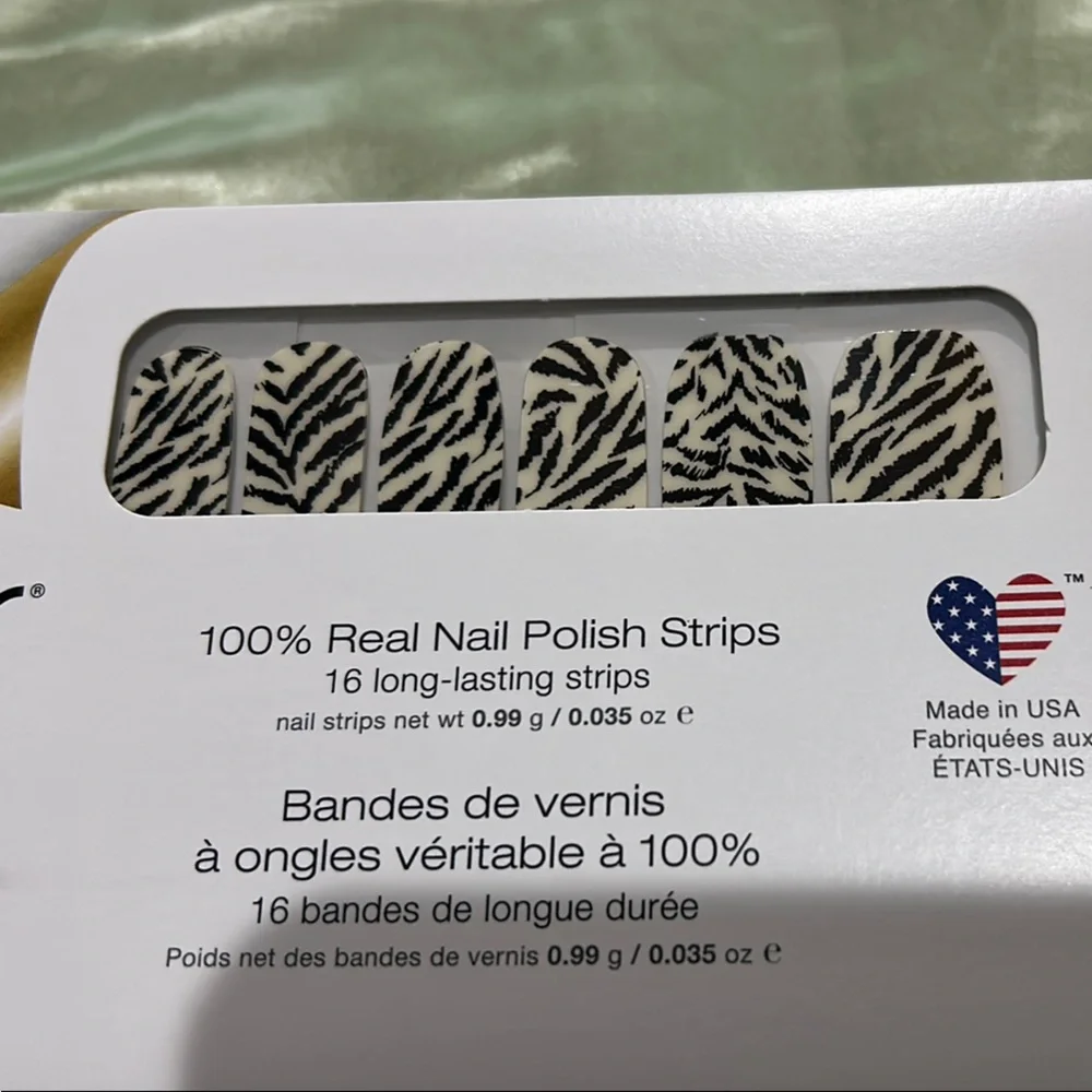 Color Street A Roar-ing Time Zebra Print Nail Polish Strips